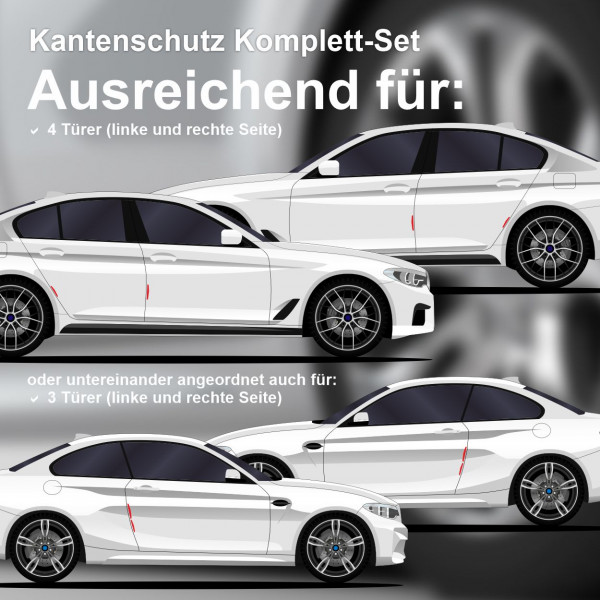 Reflex Kantenschutz Gel-Aufkleber für Autos Anti Kratz Schutz Streifen