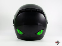 Deko Helm Aufkleber Böse Augen Evil Eyes in Neon Grün Deko Helm Aufkleber Böse Augen Evil Eyes in Neon Grün