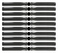 Union Jack 3D Aufkleber Flaggen 10 Stück je 150x10mm Sticker für Auto und Motorrad Union Jack 3D Aufkleber Flaggen 10 Stück je 150x10mm Sticker für Auto und Motorrad
