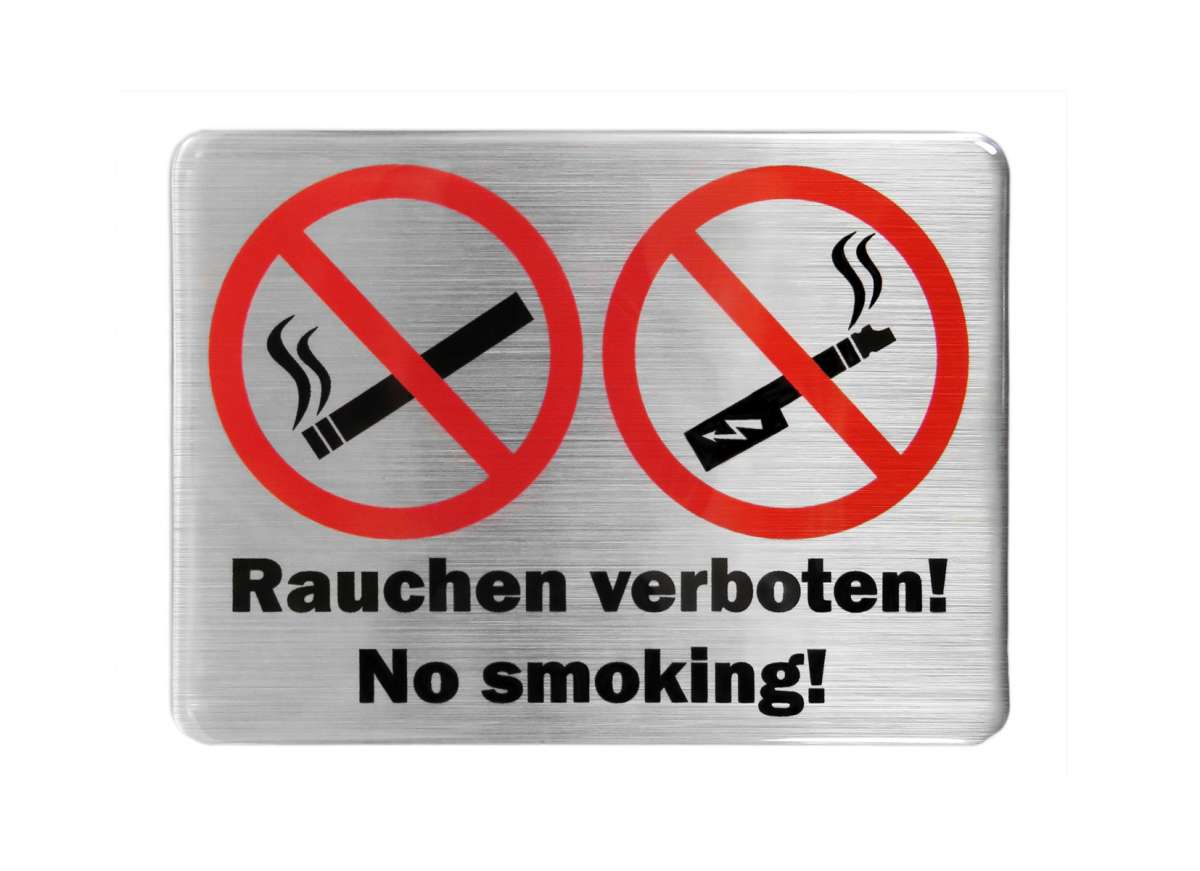 PVC-Schild „Rauchen Verboten“ – Witterungsbeständig, 15x15 Cm, Für Innen & Außen