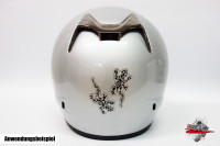 Helm Protektorsticker Gekko Eidechse Aufkleber Helm Protektorsticker Gekko Eidechse Aufkleber